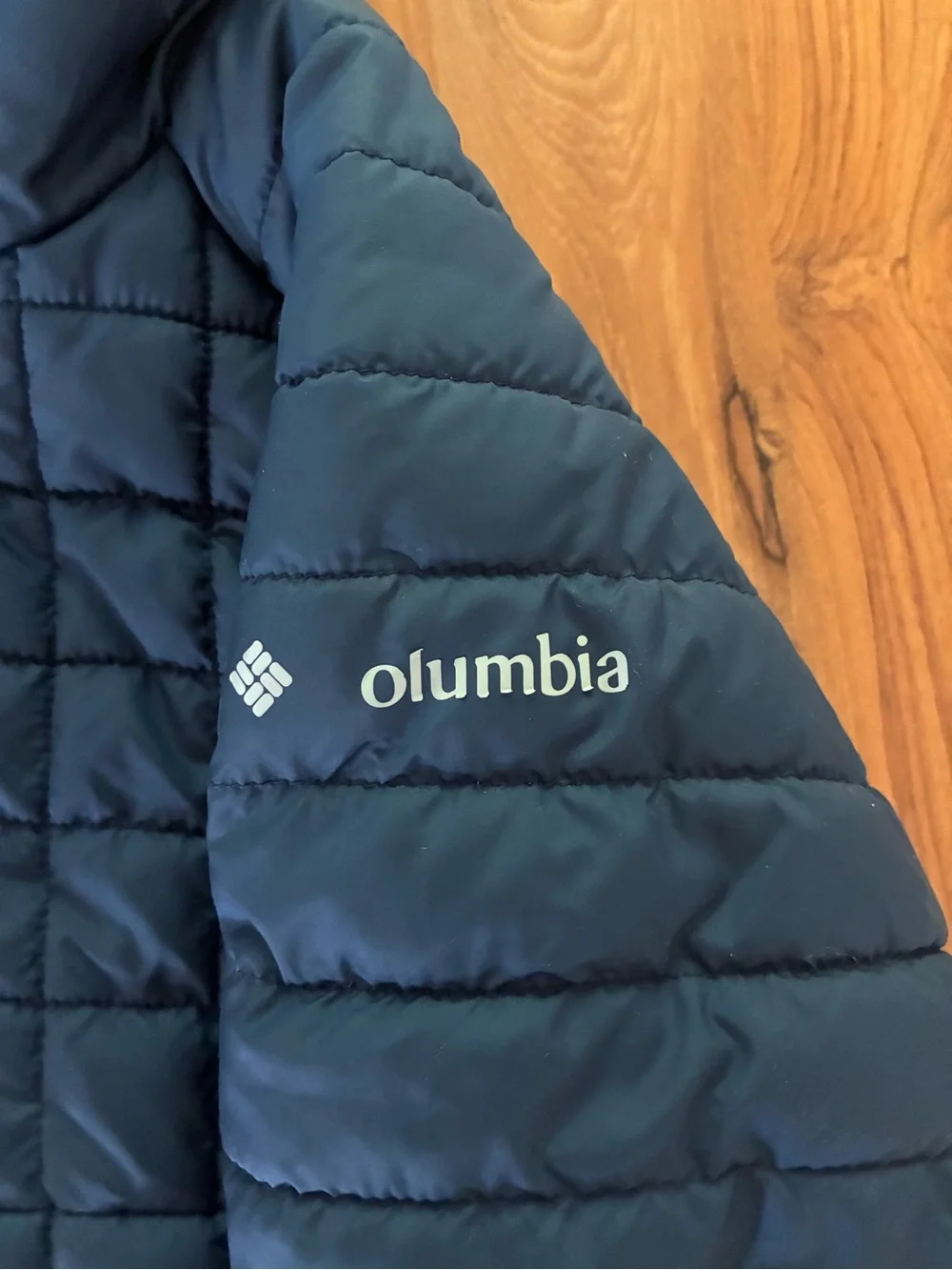 Columbia Kids Navy Hooded Quilted Puffer Jacket size XXS